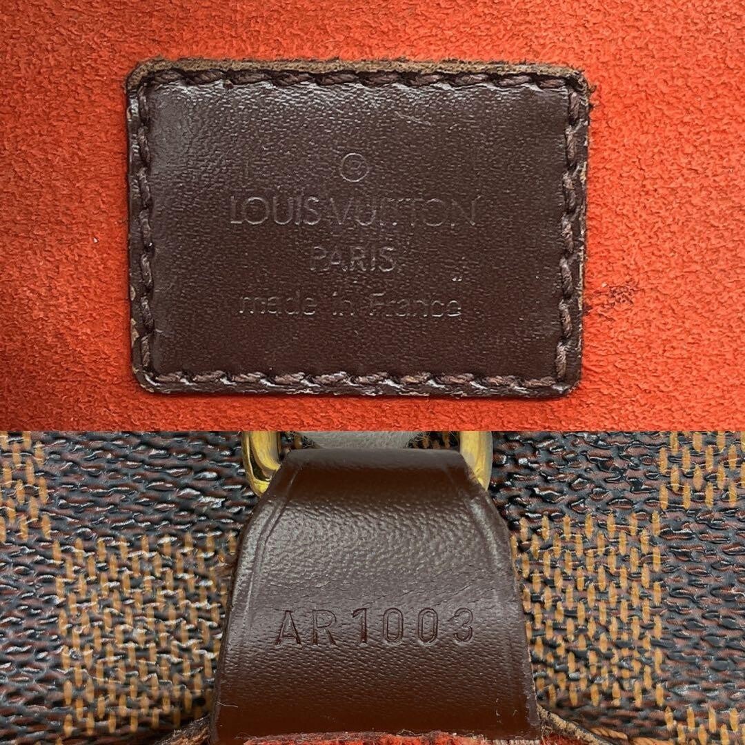 Louis Vuitton Damier Parioli PM Brown Shoulder Tote Bag A4 Business Auth
