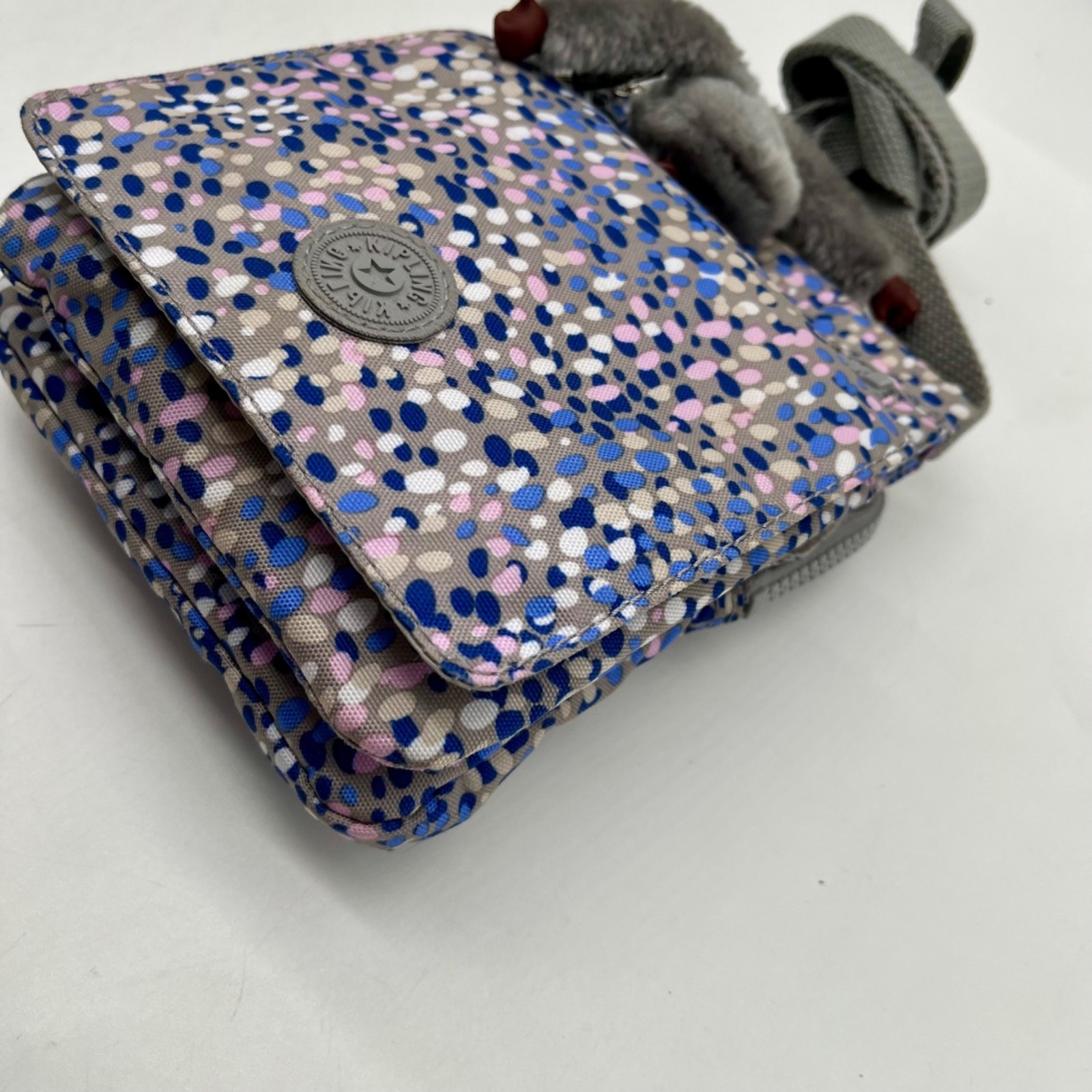 Kipling Grey Sabian Mini Crossbody Bag