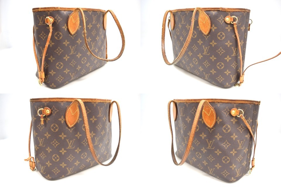 Auth Louis Vuitton Neverfull PM Tote Bag Monogram Canvas M40155 LV 54130