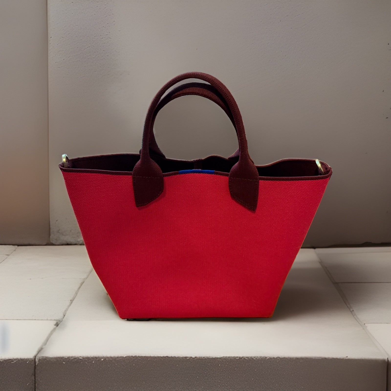 Rothy’s Lightweight Petite Tote Bag – Fuscia (discontinued) EUC