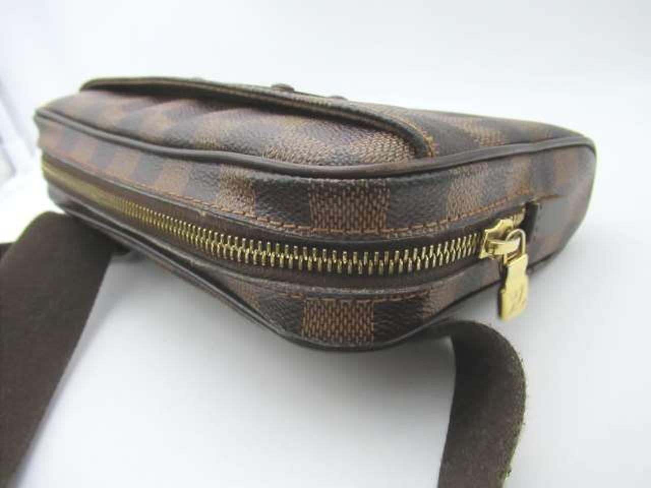 Louis Vuitton Bum Bag Brooklyn N41101 Damier Canvas Waist Shoulder #M-3567