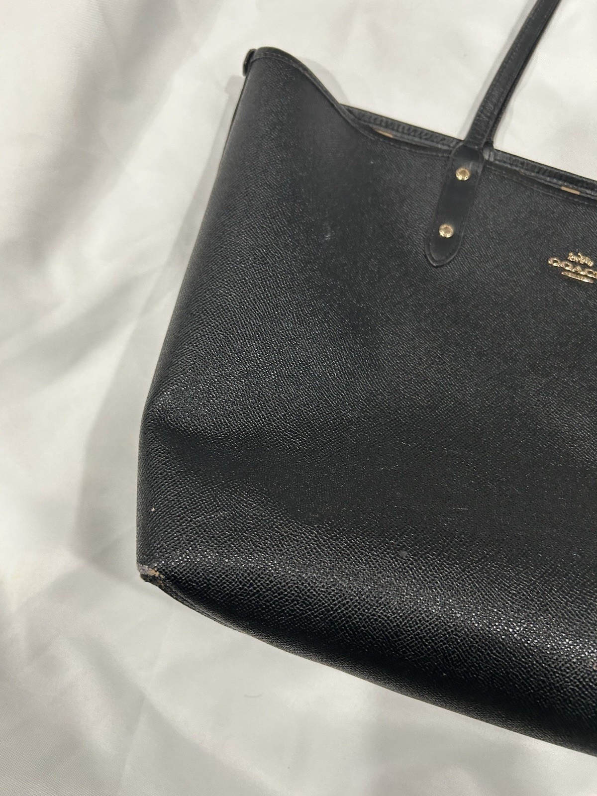 Coach City Reversible Tote bag Leopard With Black On The Other Side