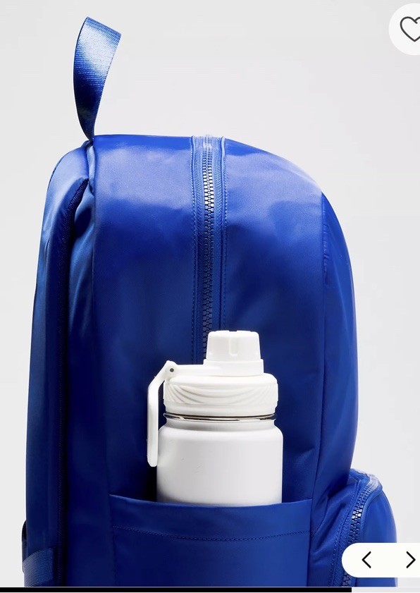 Lululemon New Everywhere Backpack Blue Zippered Pocket 21 L NWT