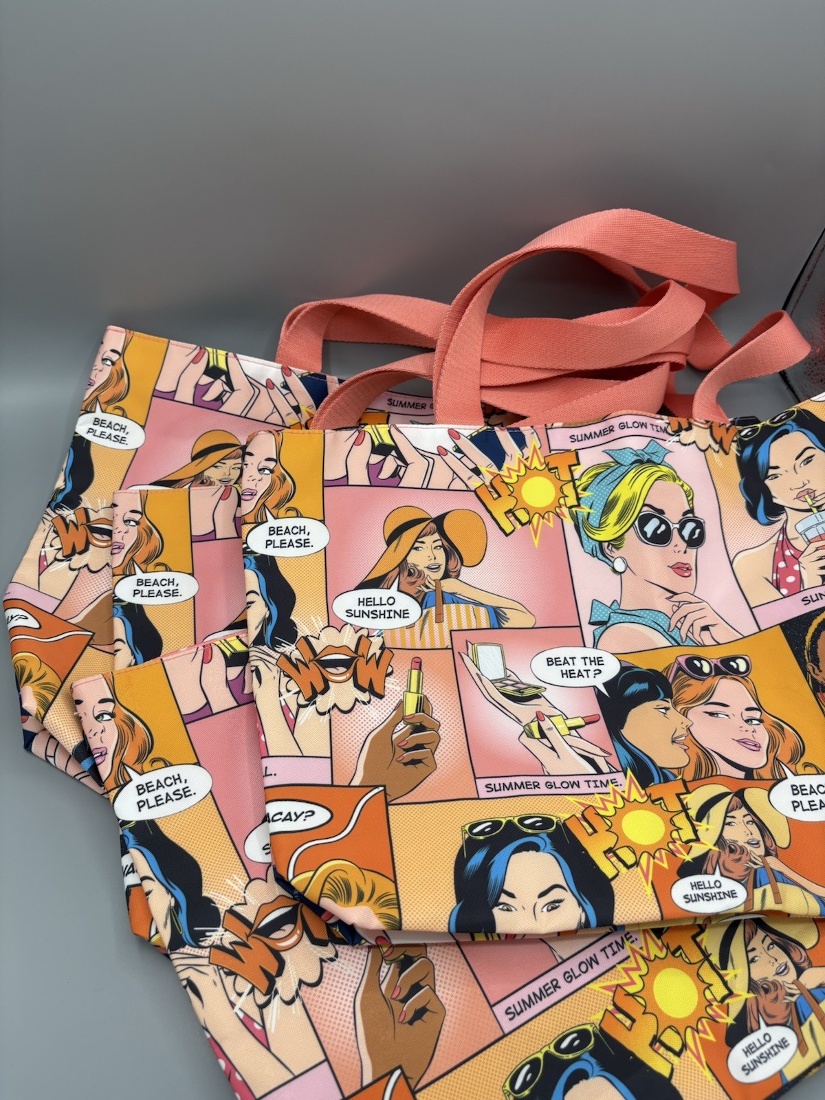 estee lauder comic tote bag (4 count)