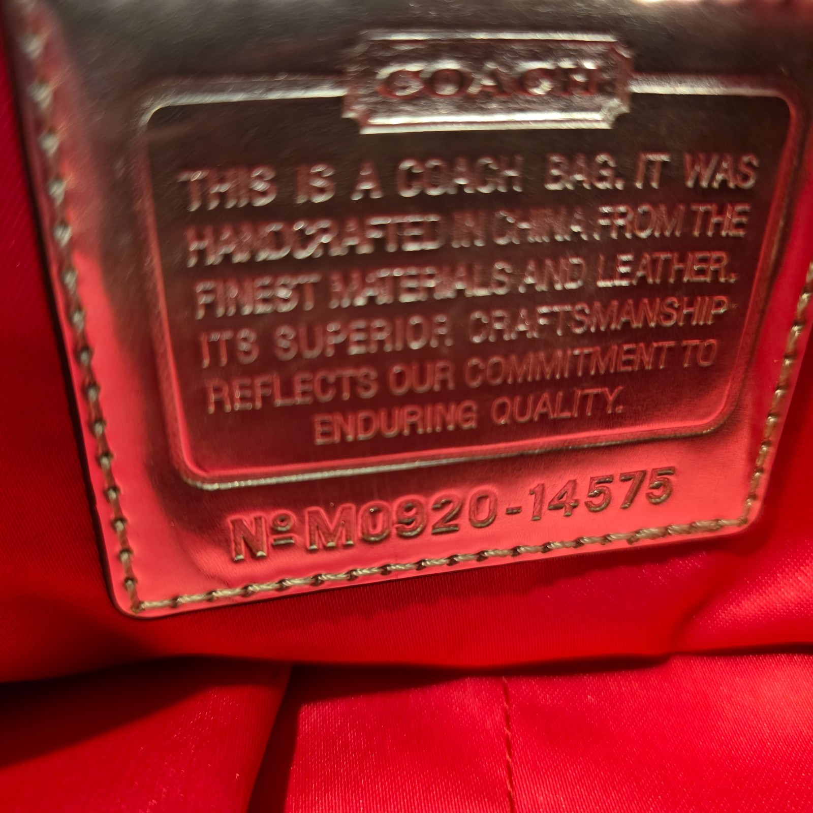 Coach Tote Bag – Silver – 1st Edition Poppy Handbag – AUTHENTIC