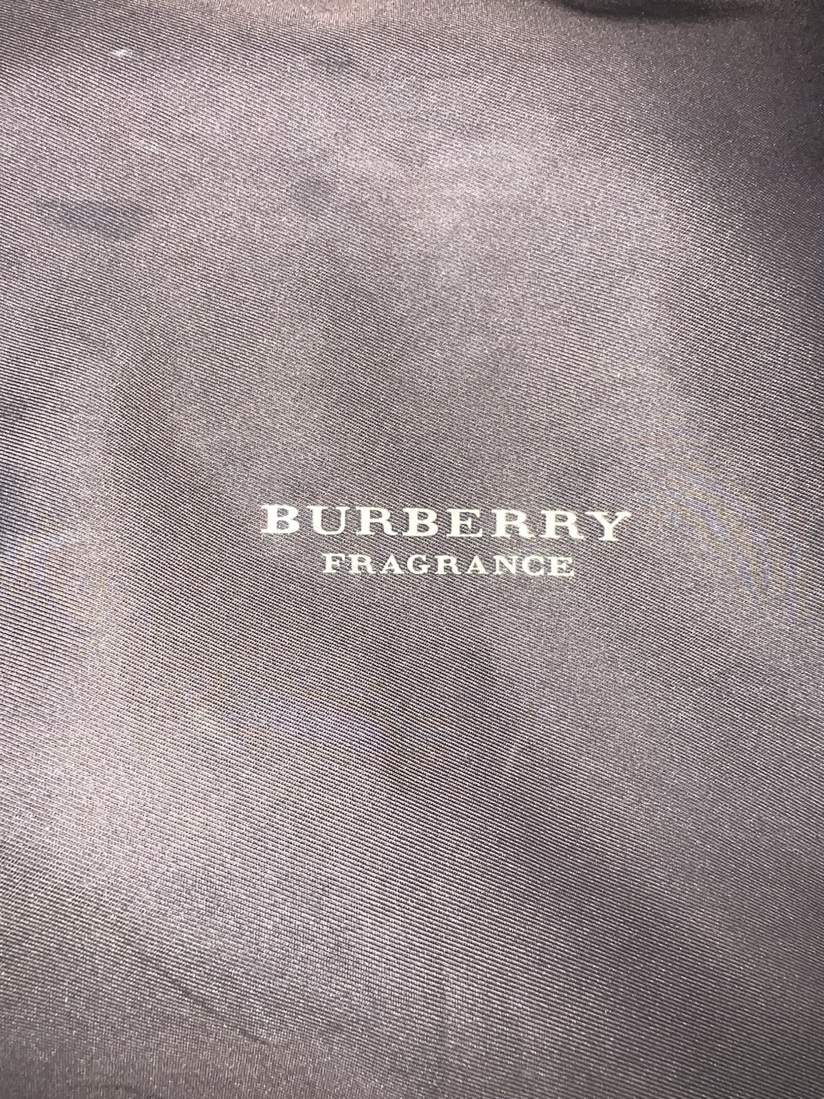BURBERRY FRAGRANCE Dark Brown Nylon w/Novacheck Trim Weekender Duffle Bag