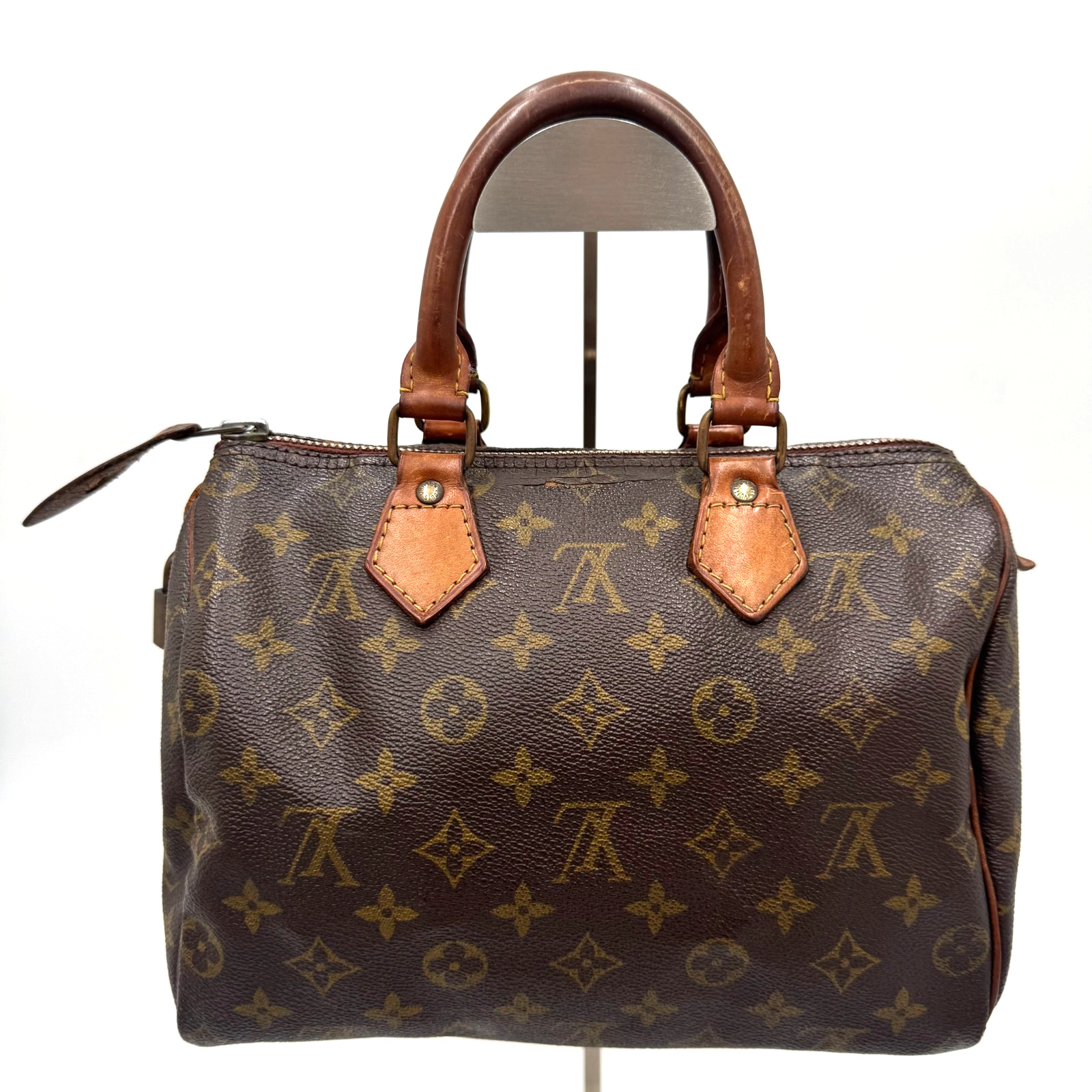 Louis Vuitton Monogram Speedy 25 Hand Bag M41528 #824 Used Auth