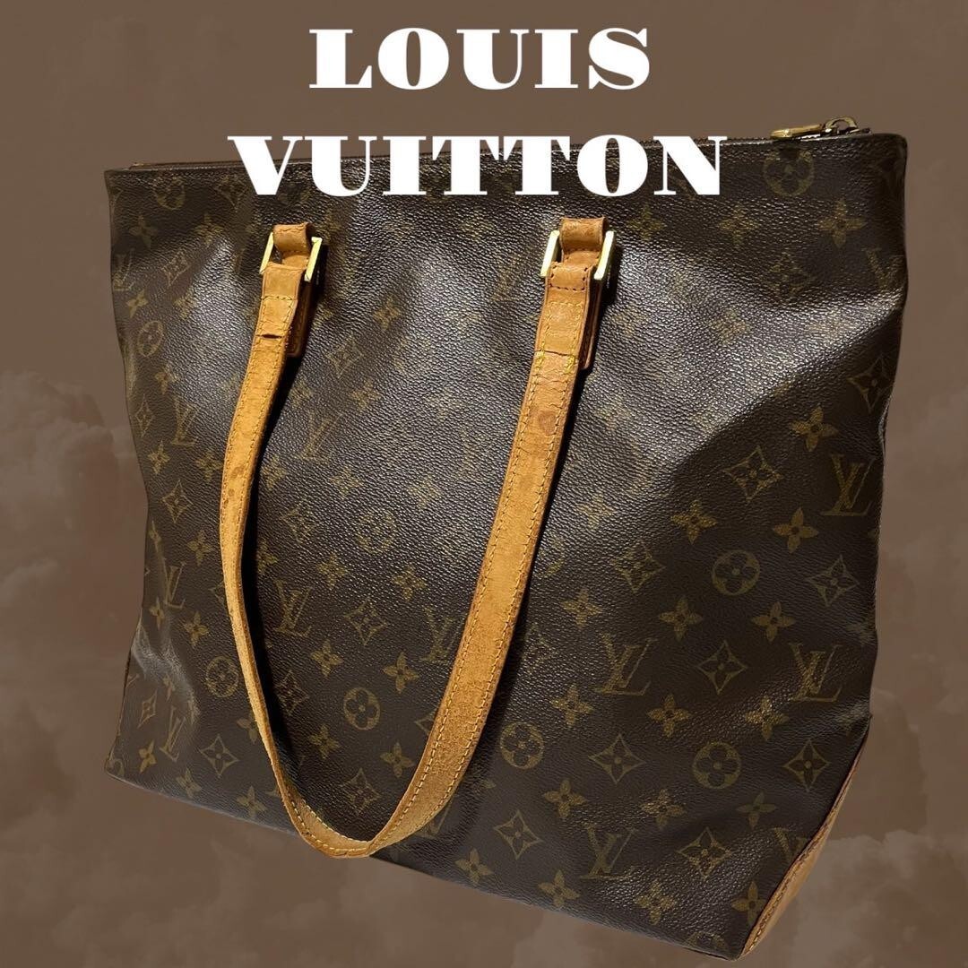 LOUIS VUITTON Monogram Cabas Alto Tote Bag M51152 LV Auth BD1266 F/S JP
