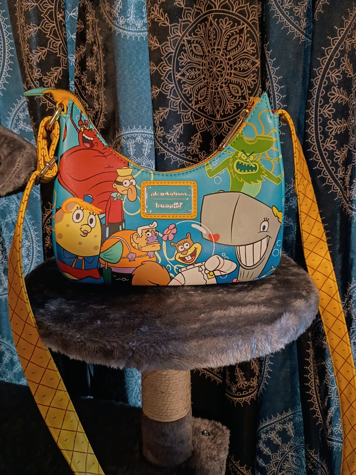 loungefly crossbody bag SpongeBob and friends