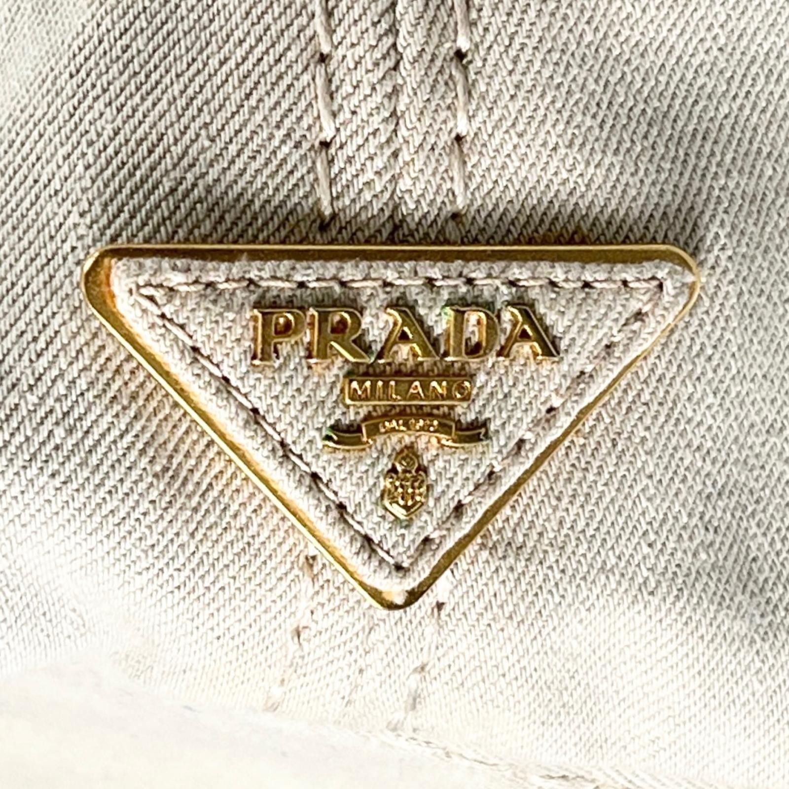 PRADA Canapa TGM Handbag canvas Women