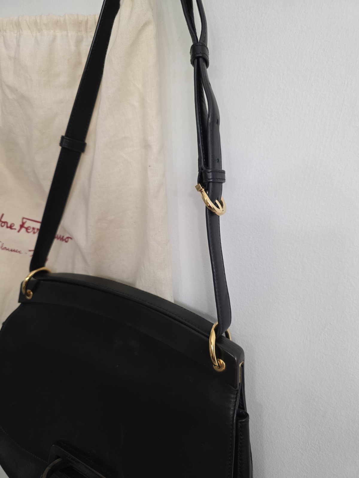 Salvatore Ferragamo Leather Shoulder Bag