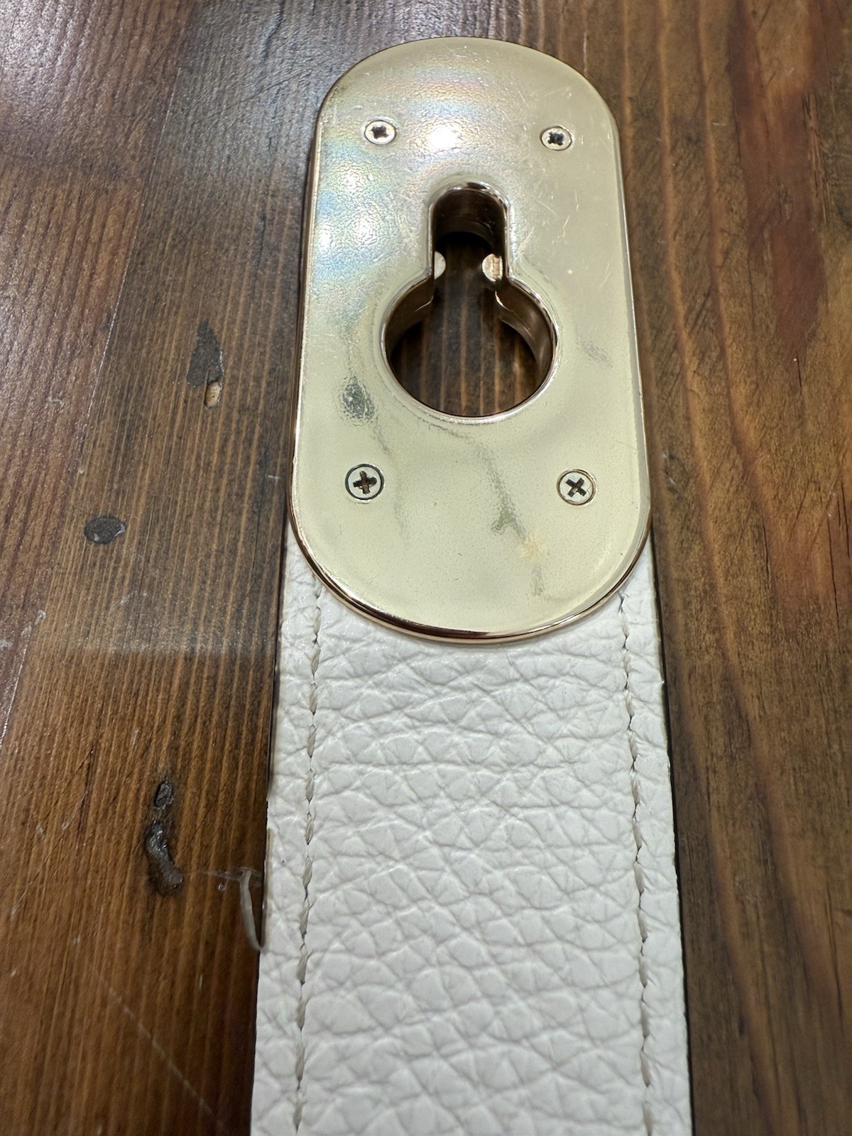 Coach Amber Hobo Off White Leather Bag F48635 No Leather Hang Tag