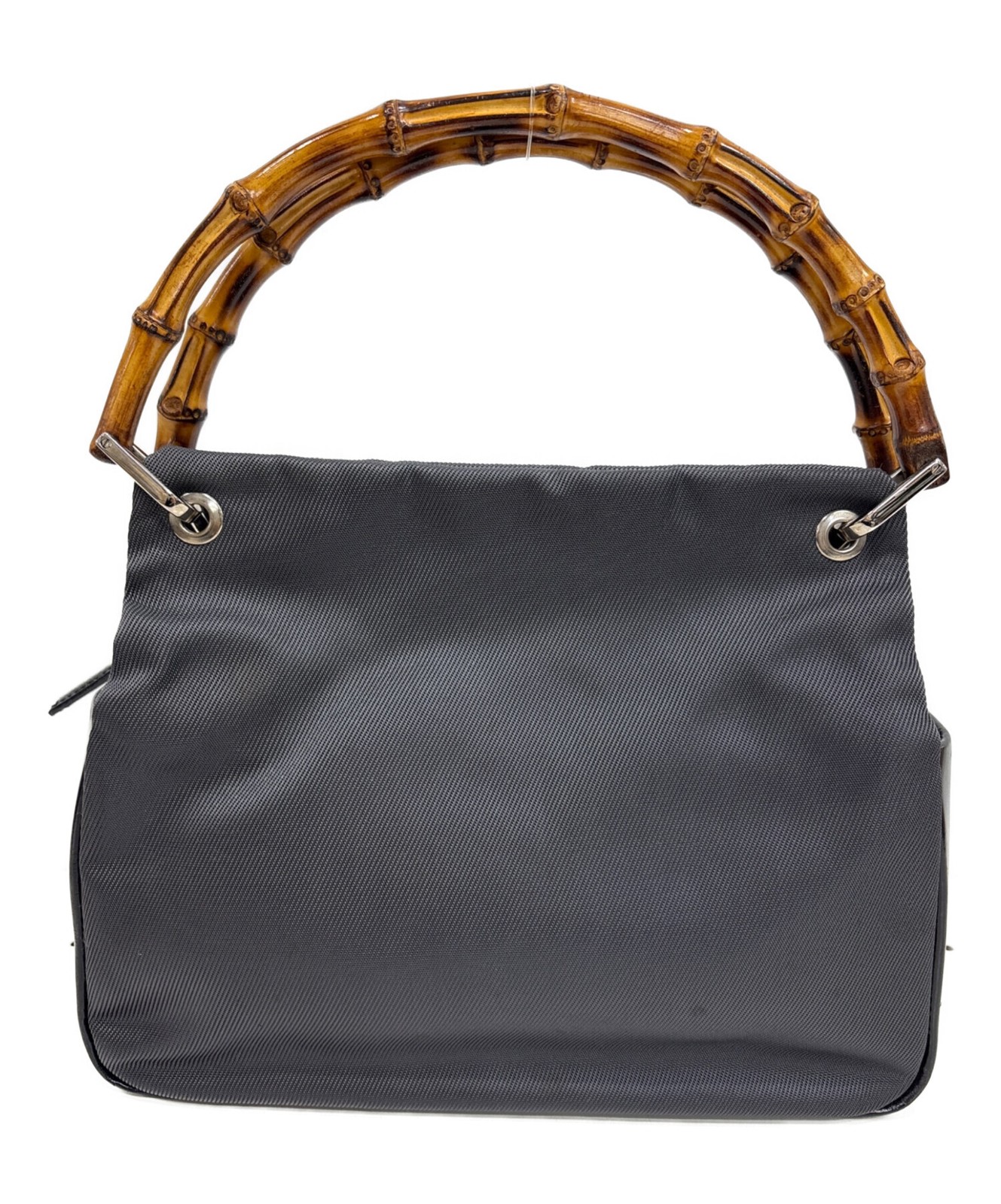 Gucci Bamboo 000 1014 Black Handbag #TFB12420