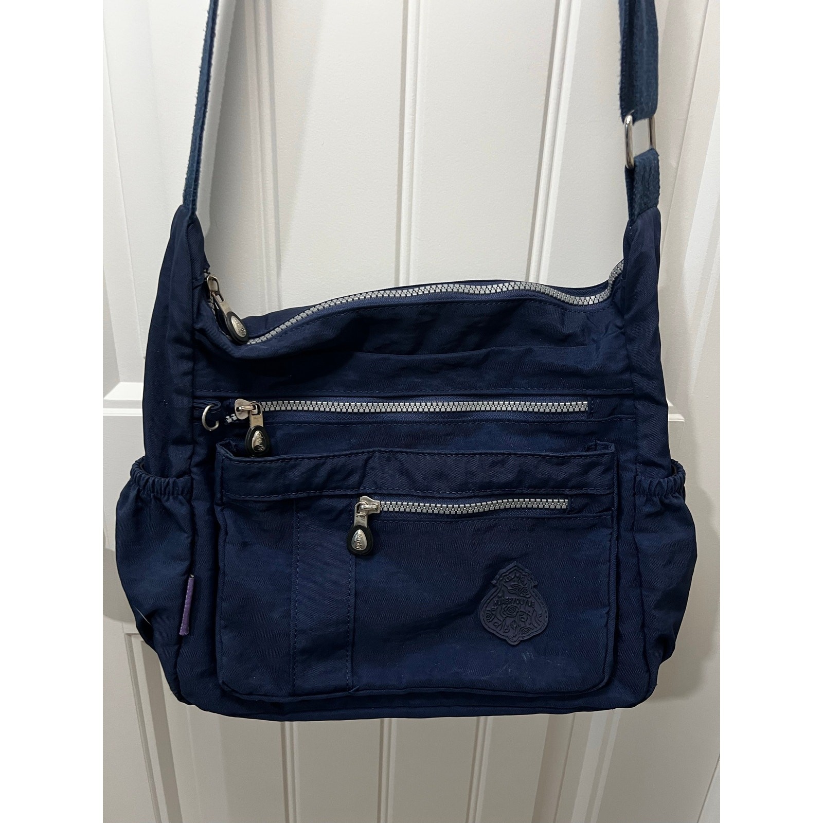 Huaeryouyue lightweight water-resistant nylon navy durable bag crossbodypurse