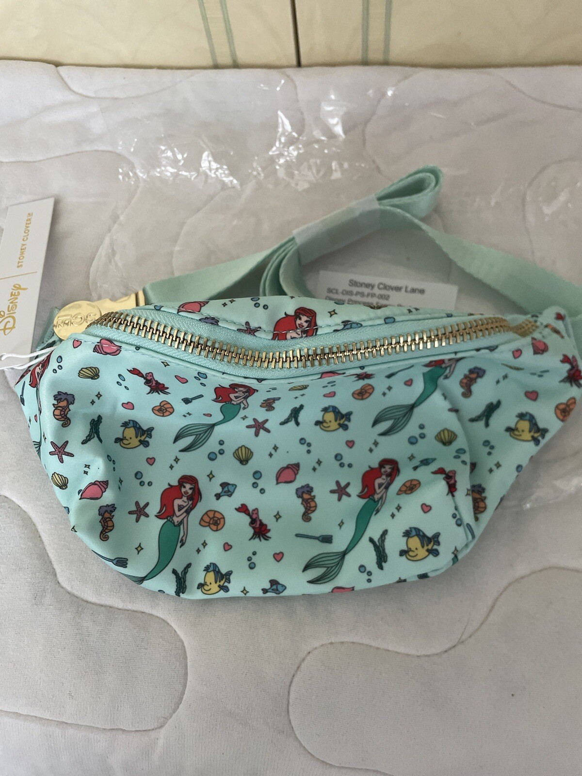 NEW Stoney Clover Lane Disney Princess Fanny Pack Ariel Making Waves