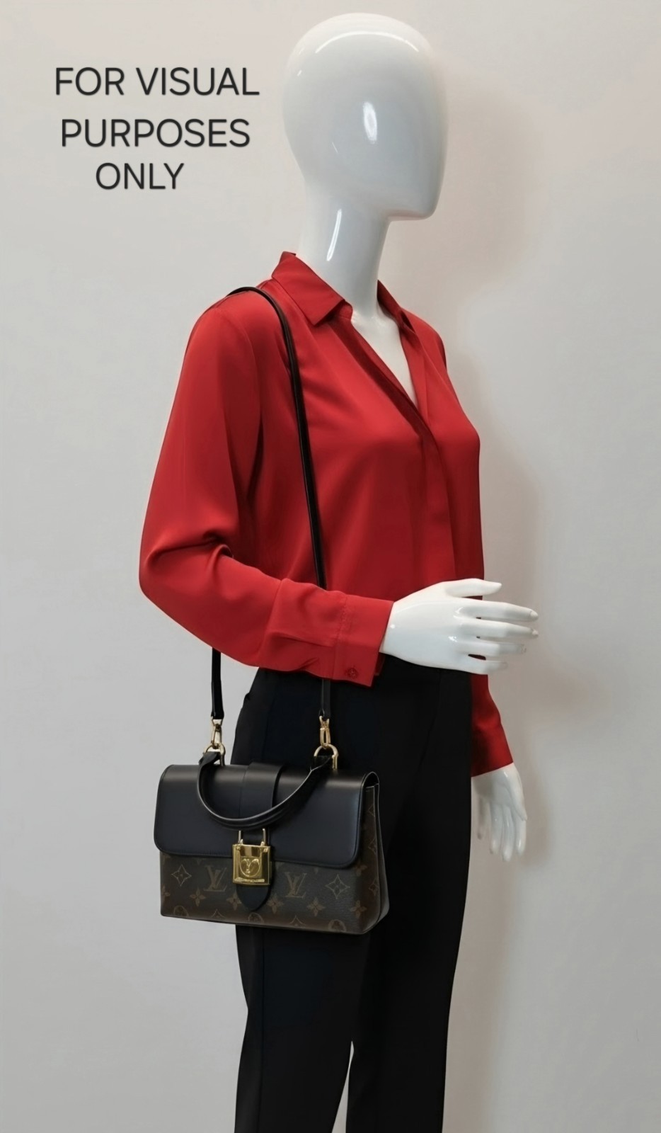 Louis Vuitton *Microchip* Locky BB Monogram Top Handle/Crossbody Bag