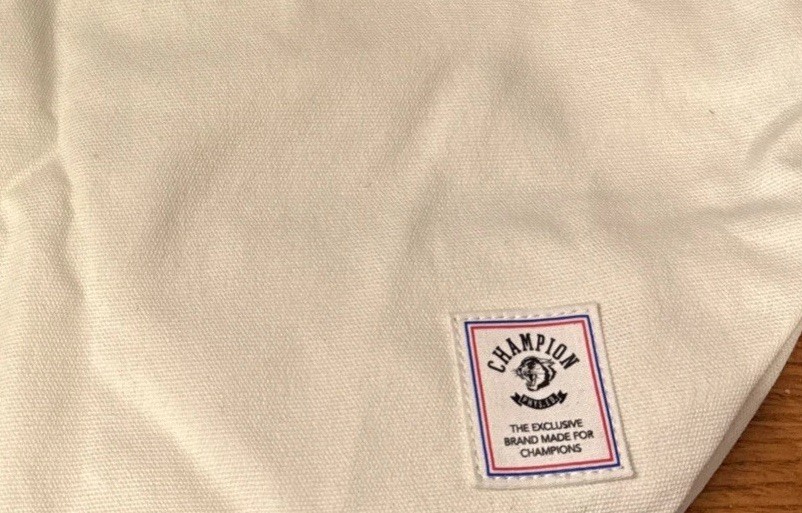 Champion Handbag Unstructured Harbor Tote Bag Cream 16”x17”