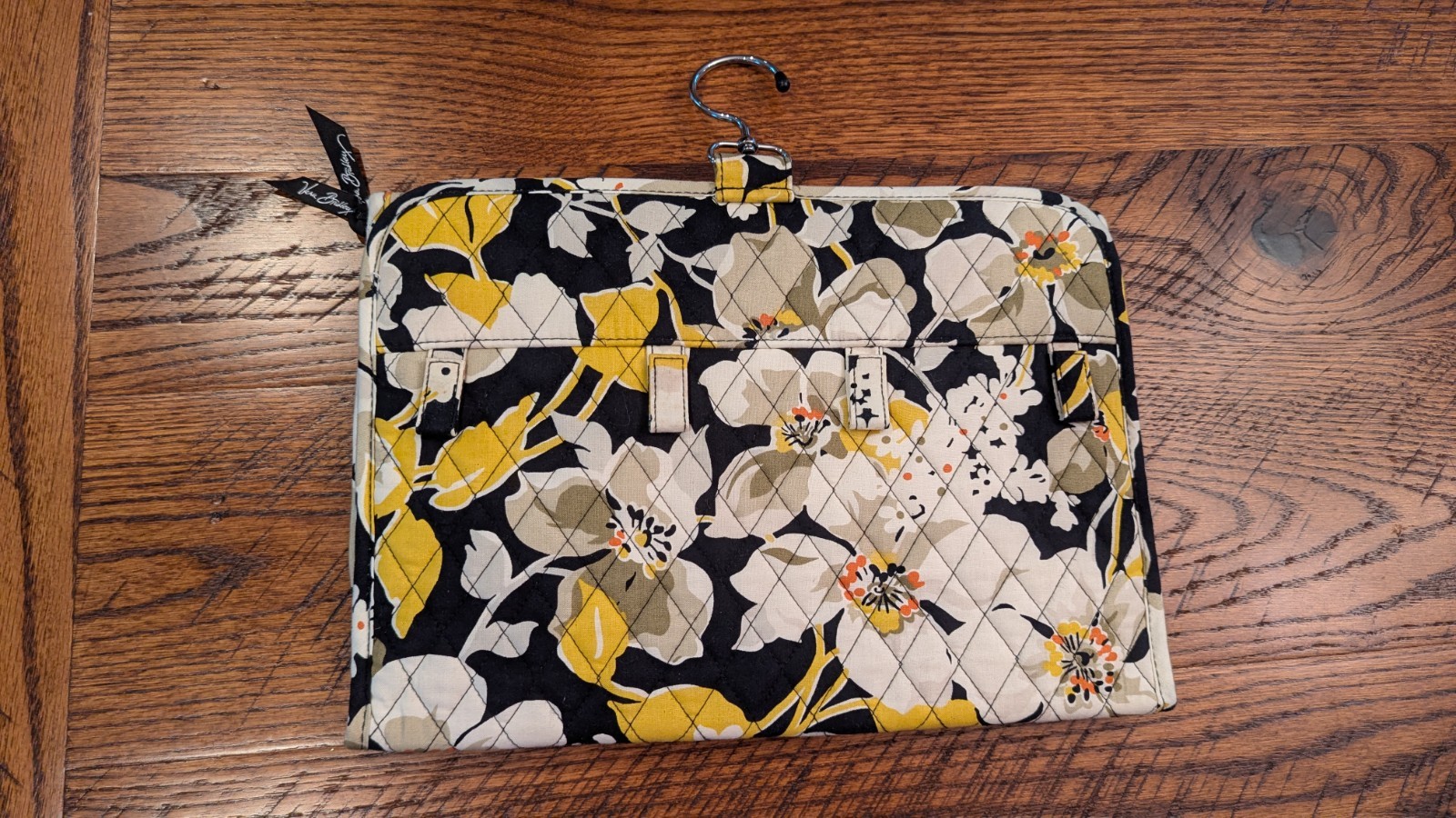 Vera Bradley Keep It Up Hanging Travel Beauty Organizer Dogwood Floral Euc