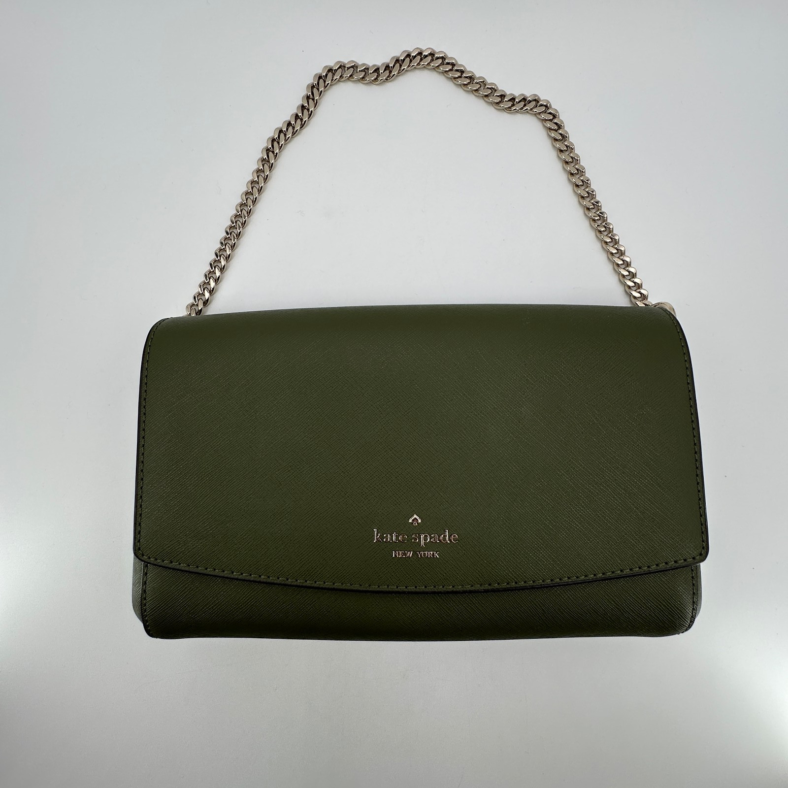 Kate Spade New York Laurel Way Greer Bag Enchanted Green NO CROSSBODY STRAP
