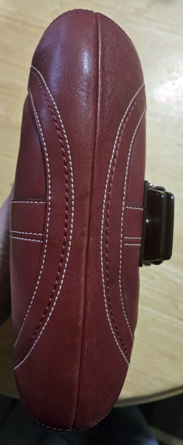 Coach H0779-F10909 SMALL Vintage Y2K Cherry Red Soho Leather Shoulder Bag