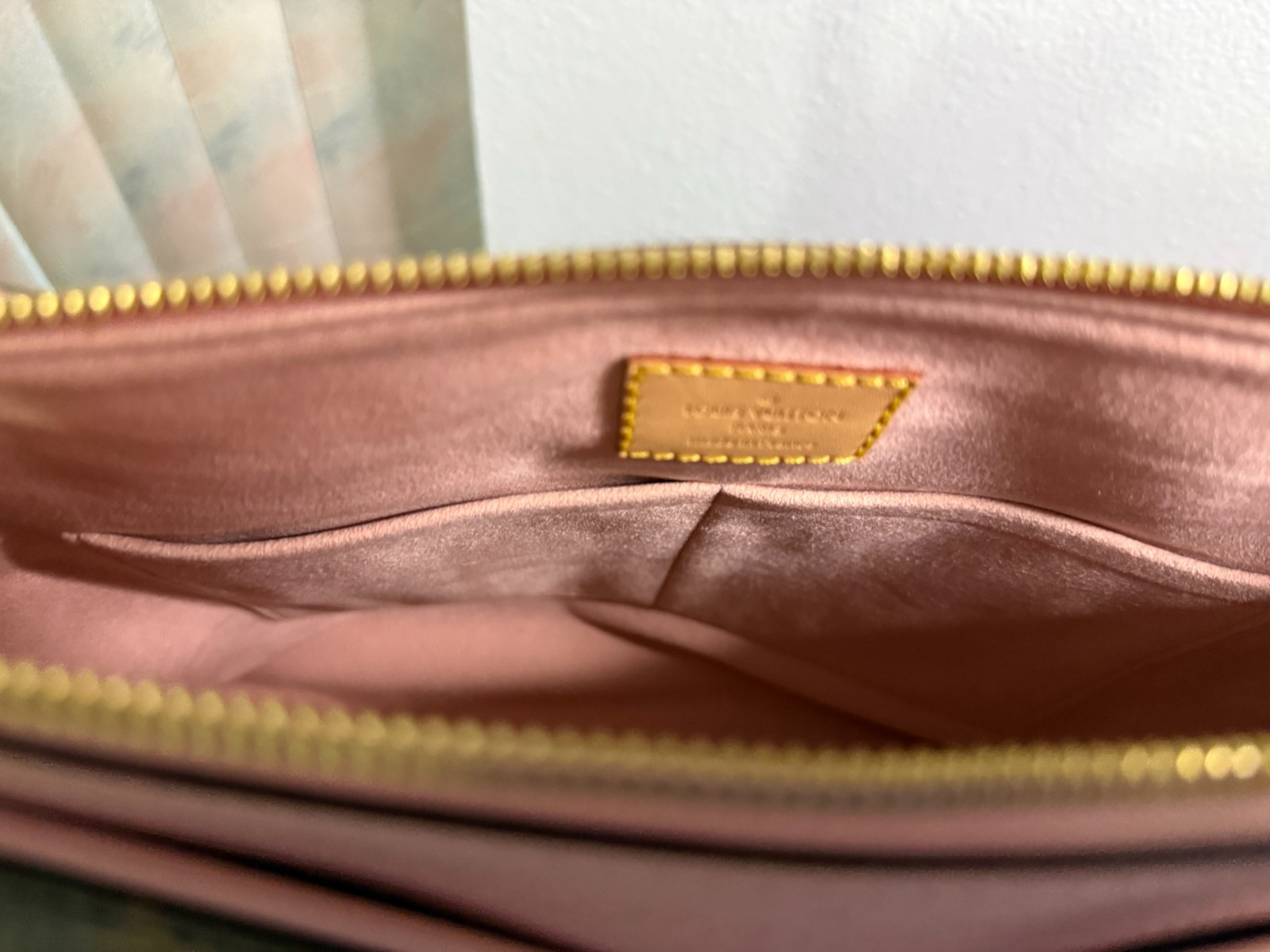 Louis Vuitton Pallas Monogram with Rose/Pink Interior-Authenticated