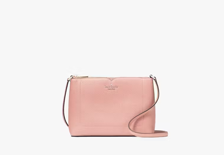 Kate Spade Harlow Crossbody Bag Rose pink Leather Purse WKR00058 NWT $279