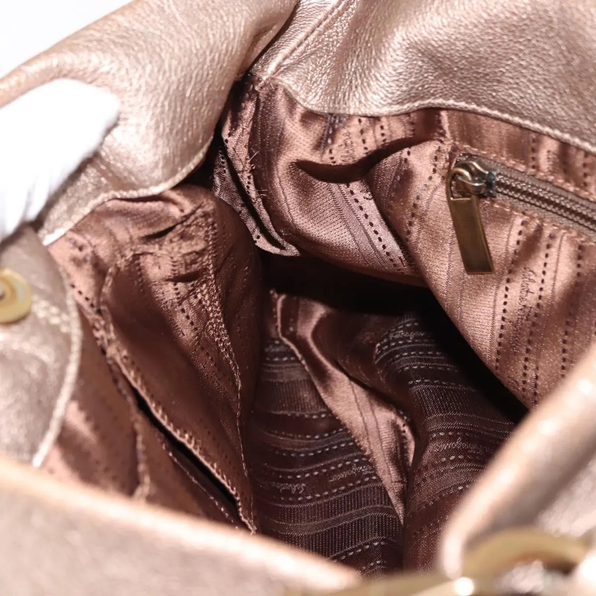 Salvatore Ferragamo Miss Vara Hobo Leather Gold Handbag