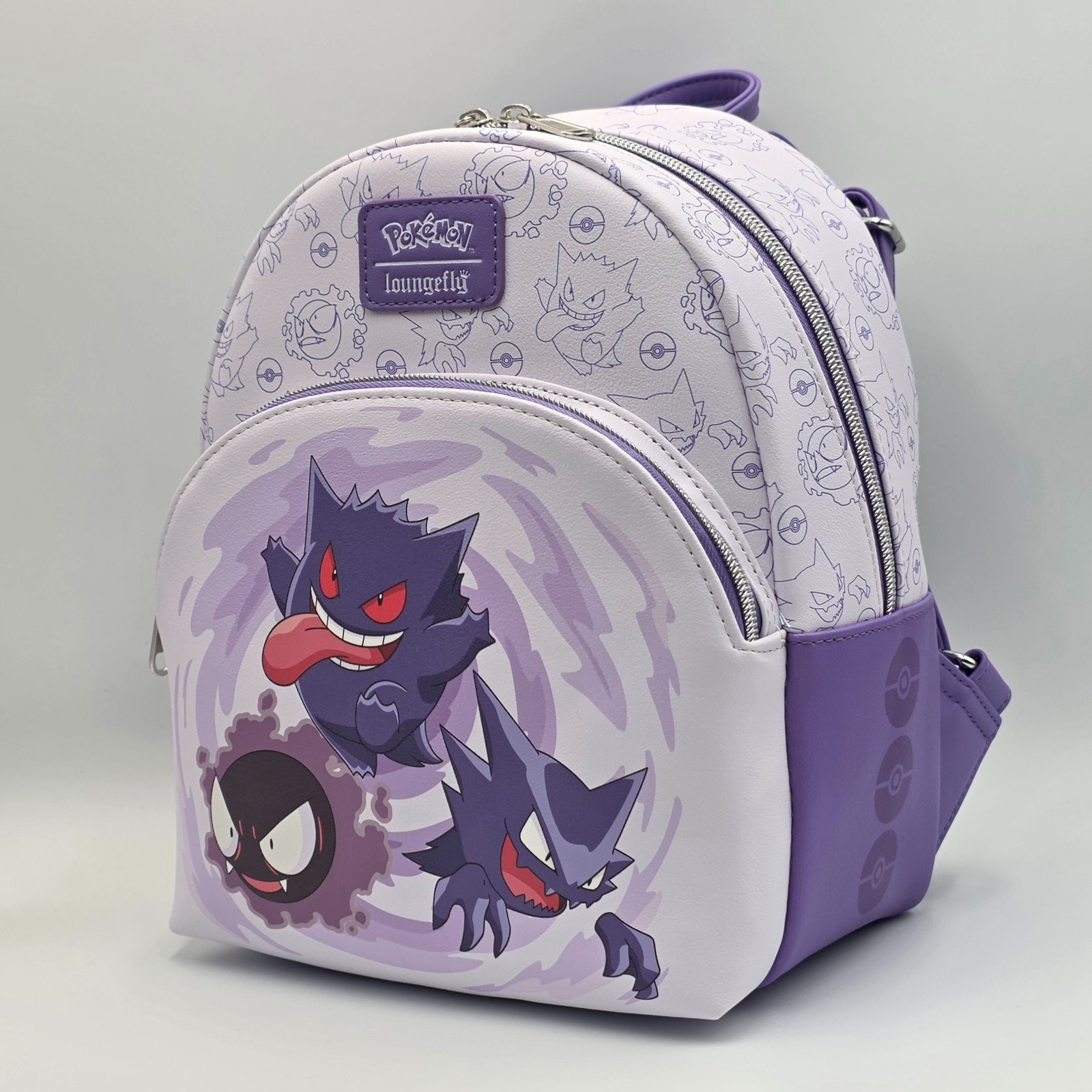 Loungefly Pokemon Gengar Evolutions Mini Backpack New