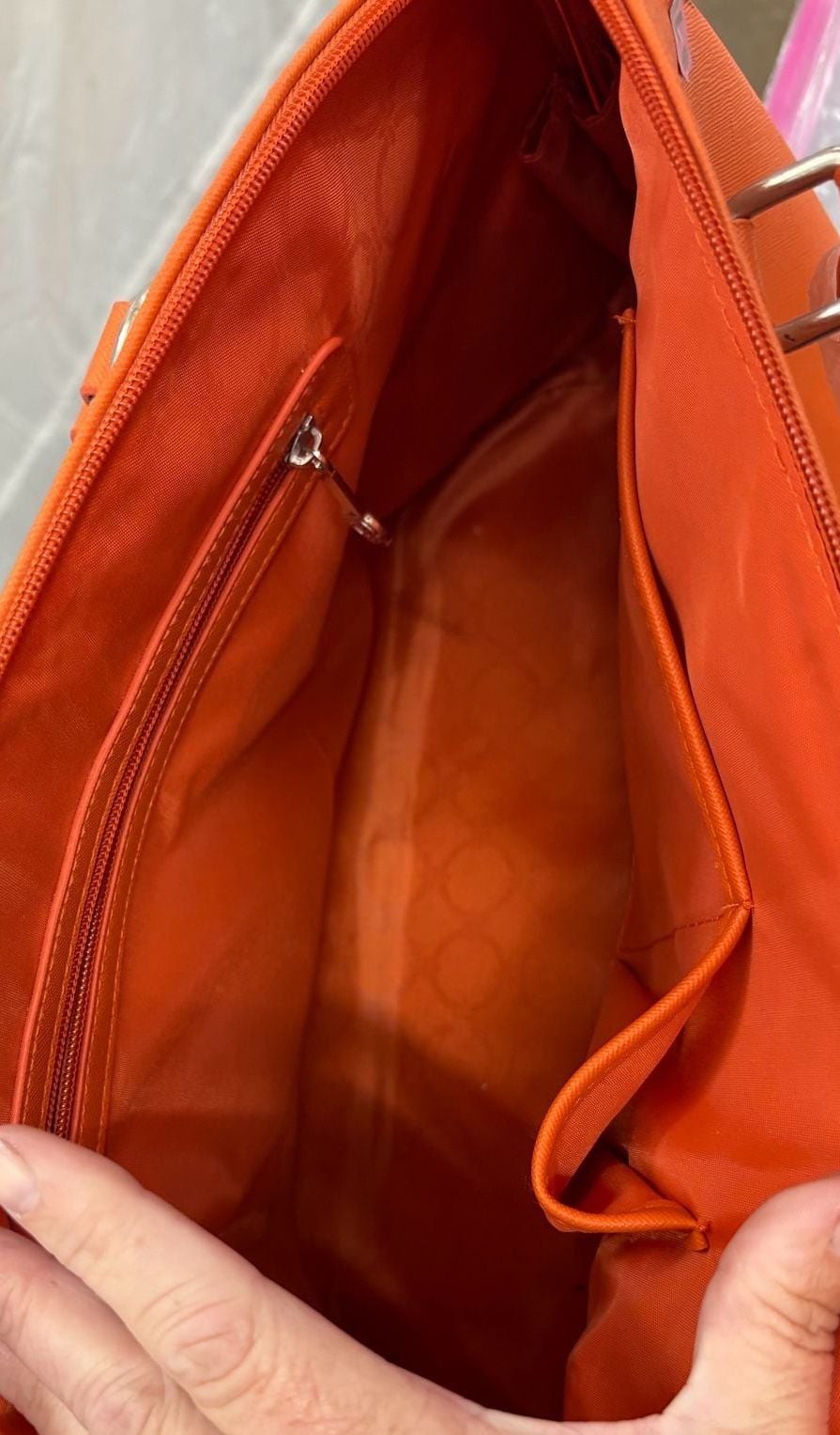 Joy Mangano JM New York St. Tropez Collection Designer Tote Orange