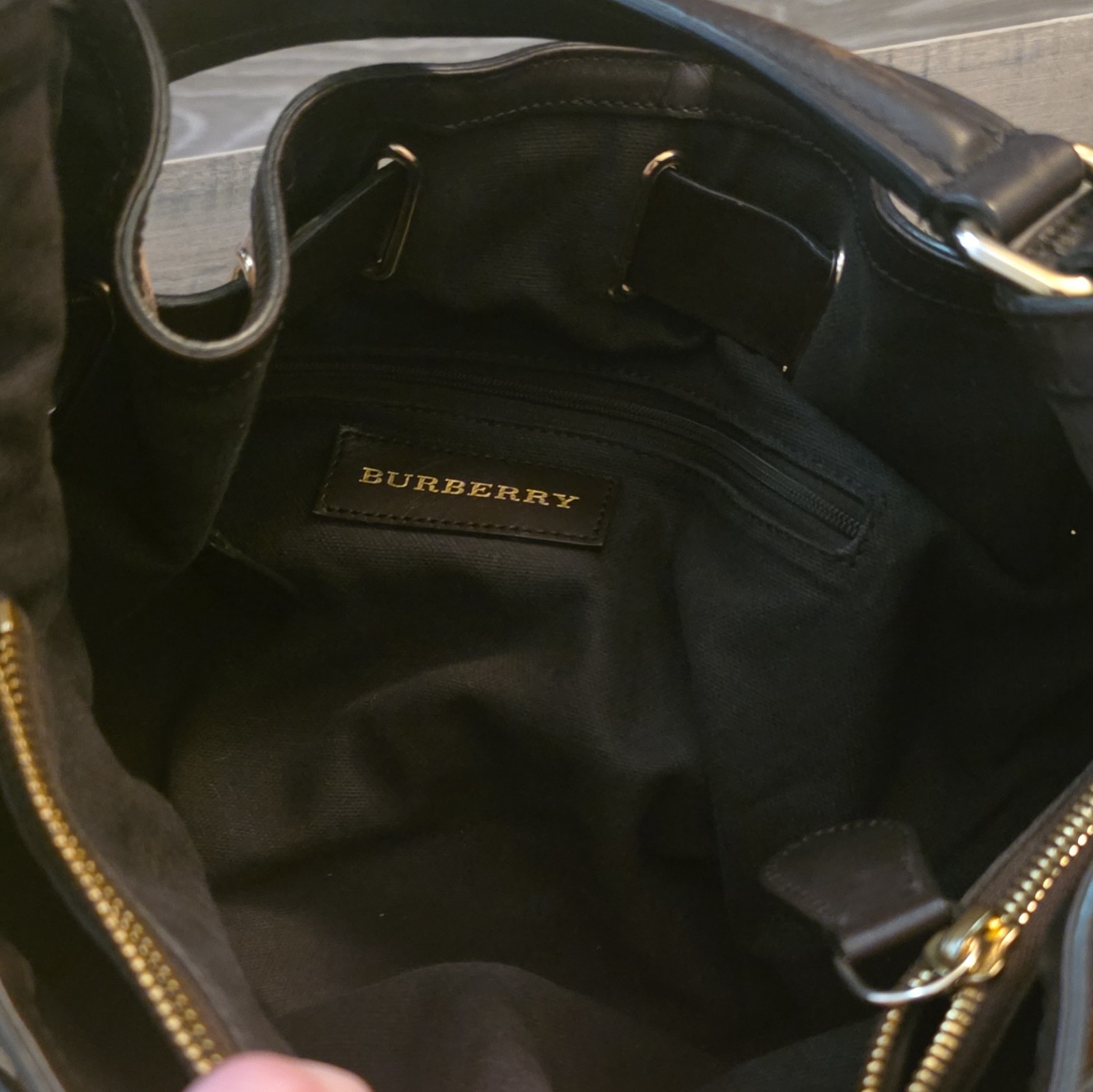 Burberry Checkered Shoulder Bag Buckle Logo Accent w/ Dust Bag & Brand Card