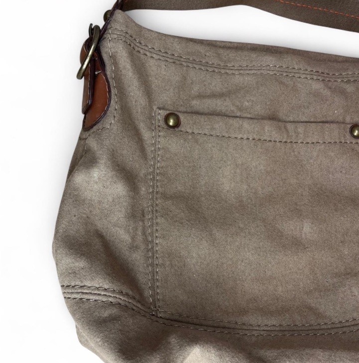 Vintage GAP Wool Blend Shoulder Messenger Bag Artsy Lagenlook Minimalist Simple