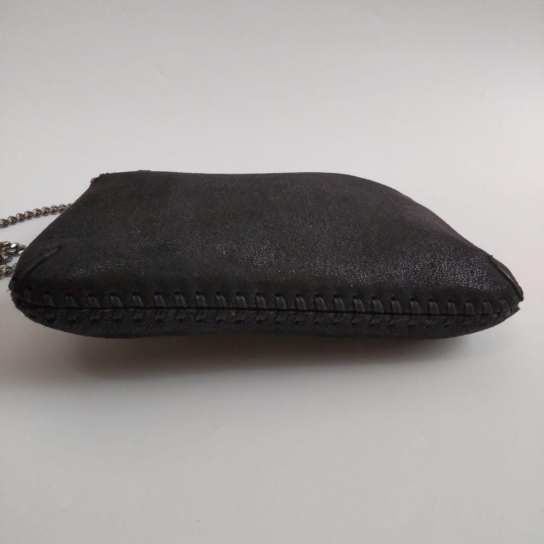 Stella McCartney Falabella Tiny 2Way Chain Shoulder Bag Black made in Italy