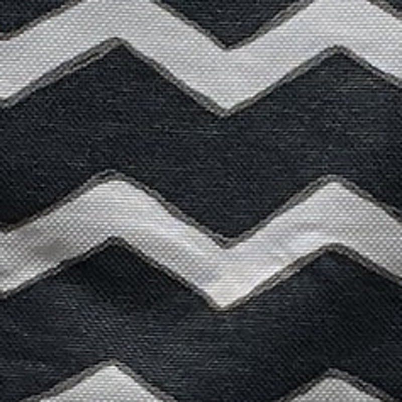 Thristy-One Black and White Zigzag Organizing Utility Tote Bag