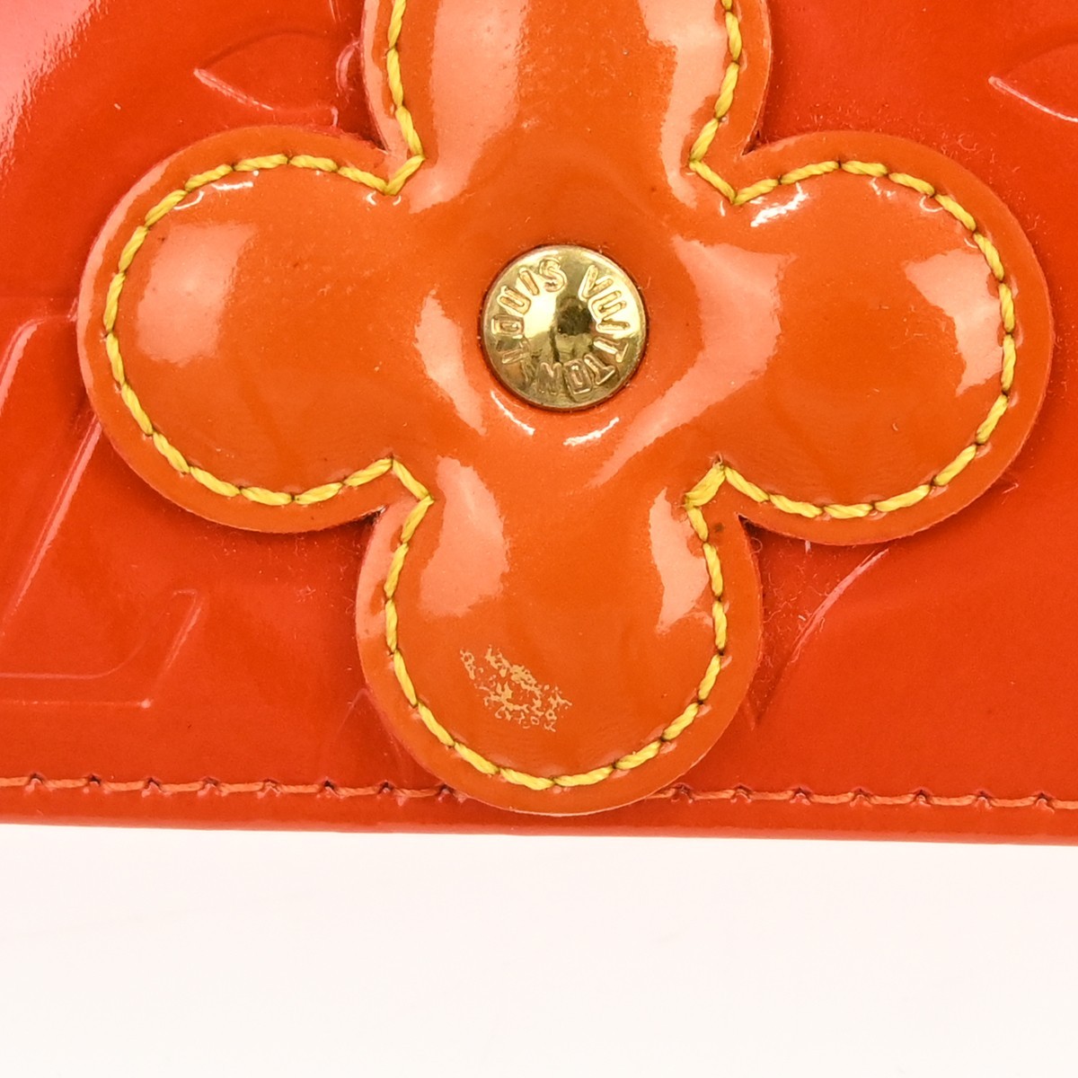 Best07 Louis Vuitton Orange Vernis Flower Lexington M92247 CA0012 YQ09544