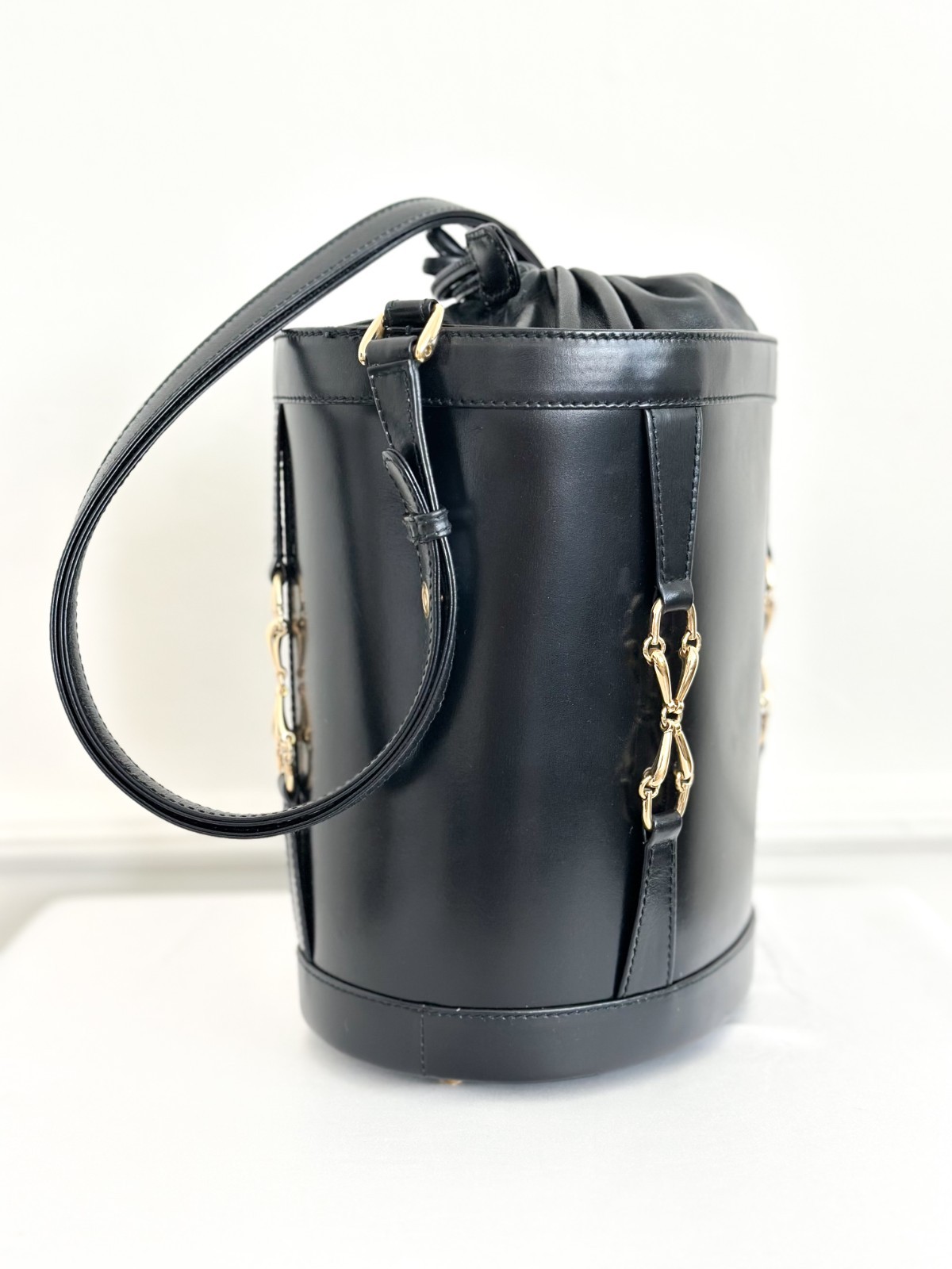 Gucci Bucket Bag Black Horsebit