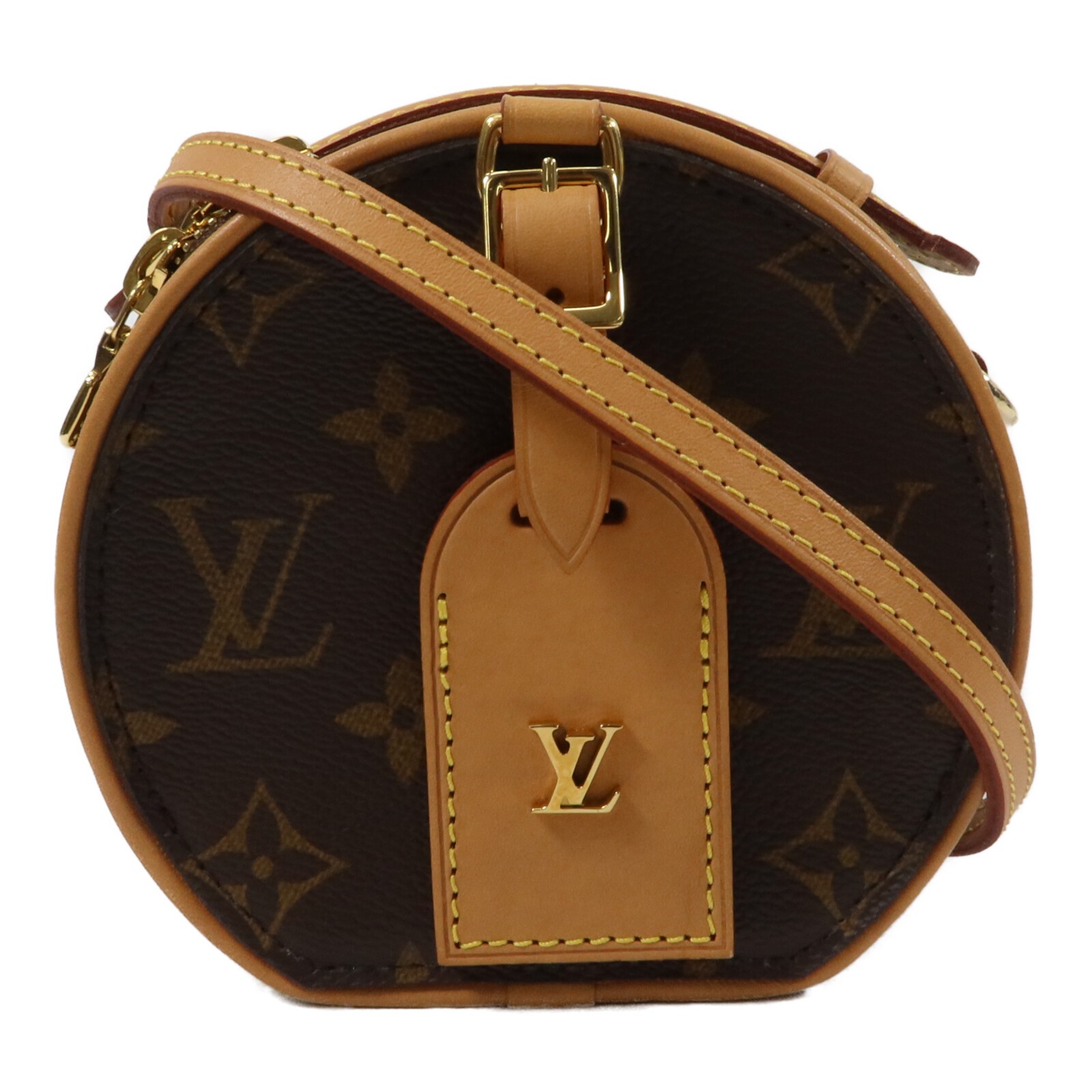 LOUIS VUITTON LV GHW Mini Boite Chapeau 2 Way Shoulder Bag M44699 Monogram Brown