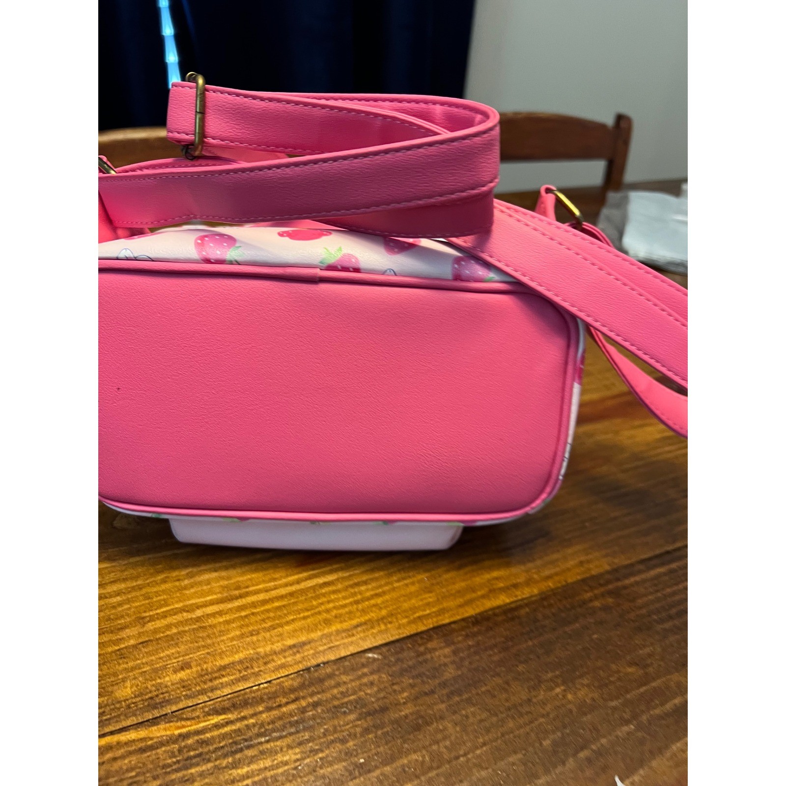Loungefly Cinnamoroll Mini Backpack Pink Strawberry Print Good Preowned