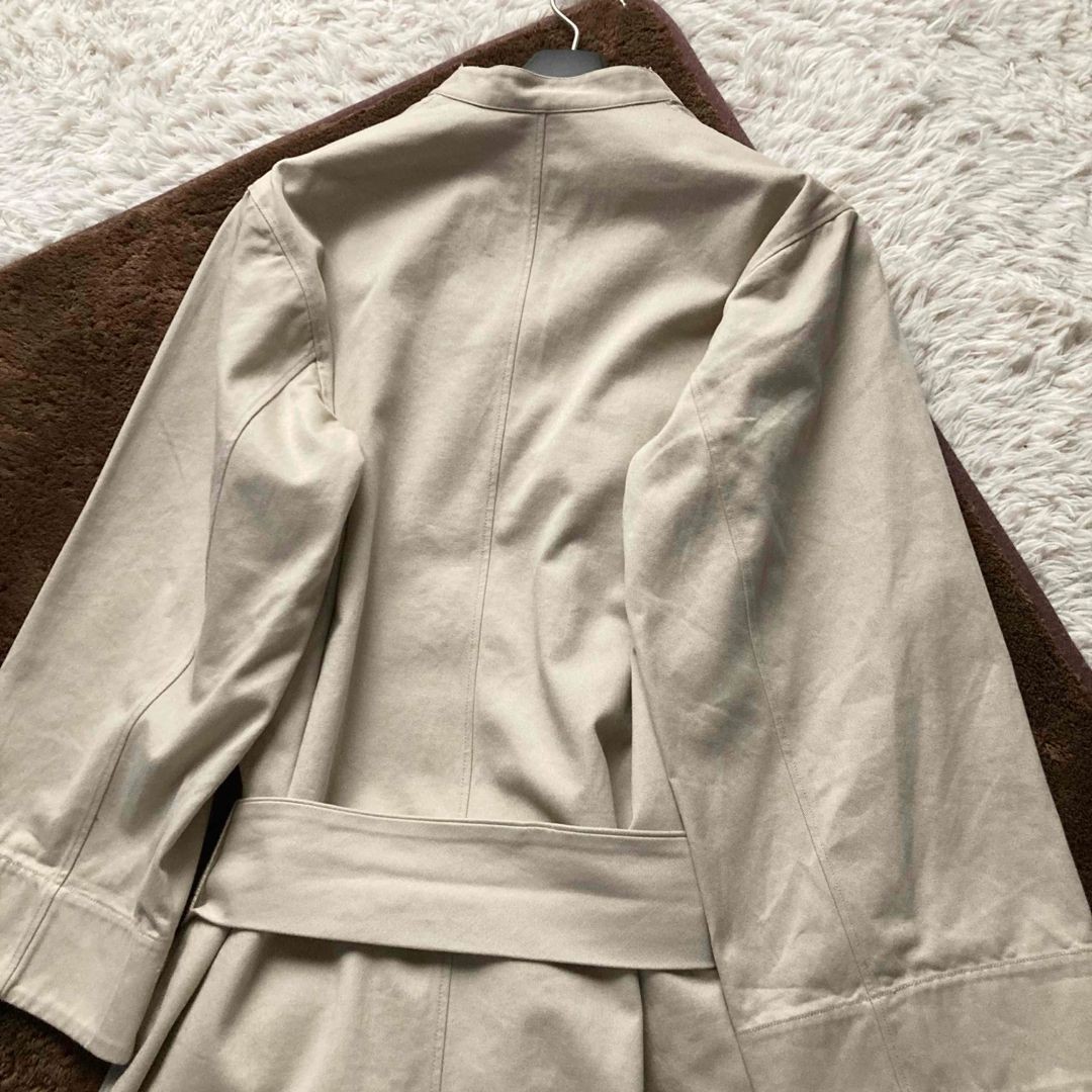 Ralph Lauren Cotton V-Neck Chino Dress Belt Beige Used
