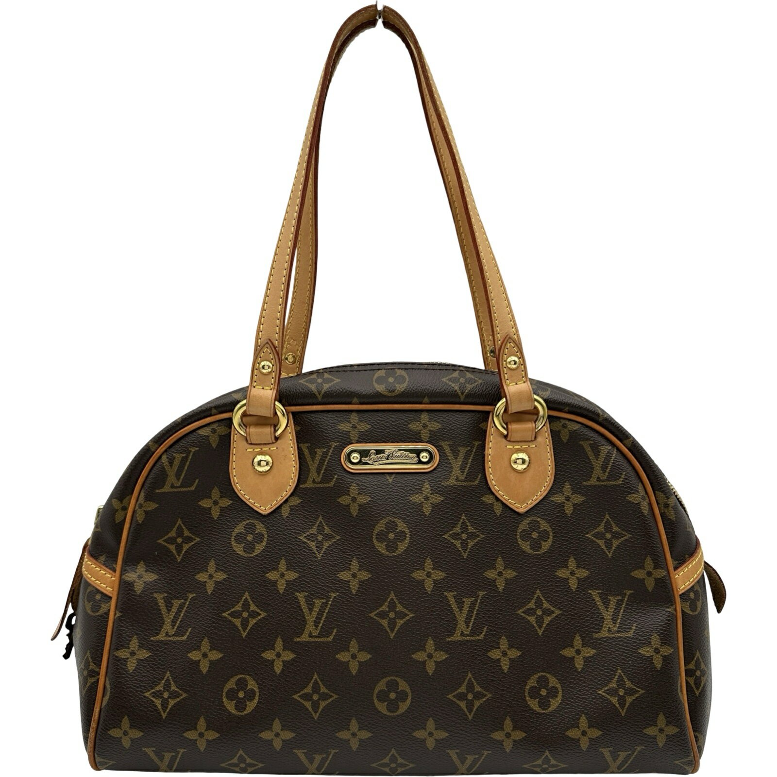 Louis Vuitton Monogram Montorgueil PM M95565 Brown Canvas Shoulder Bag Brown 99