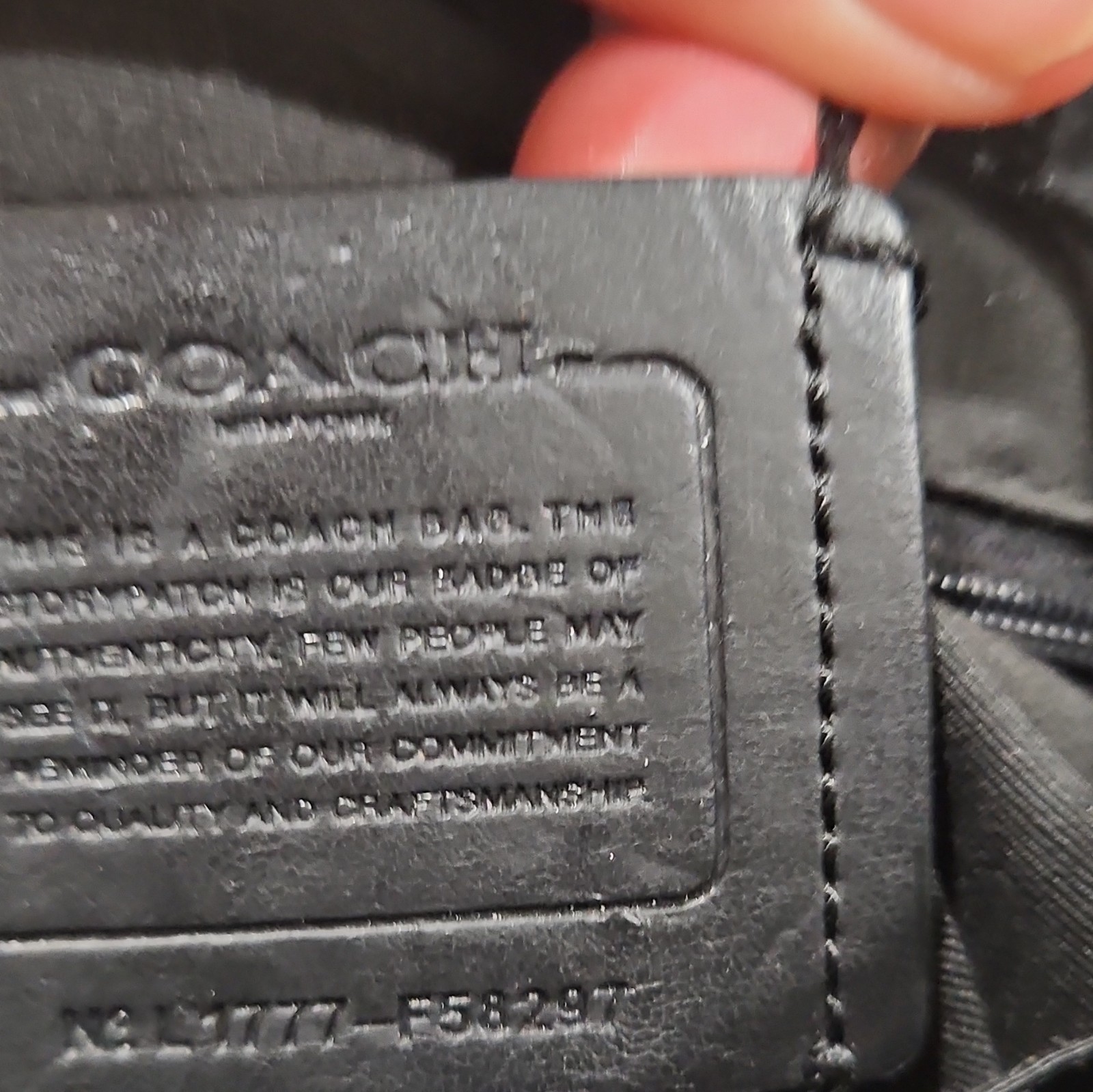 Coach Black Solid Belt Bag & Fanny Pack for Women w/ Logo Stitching