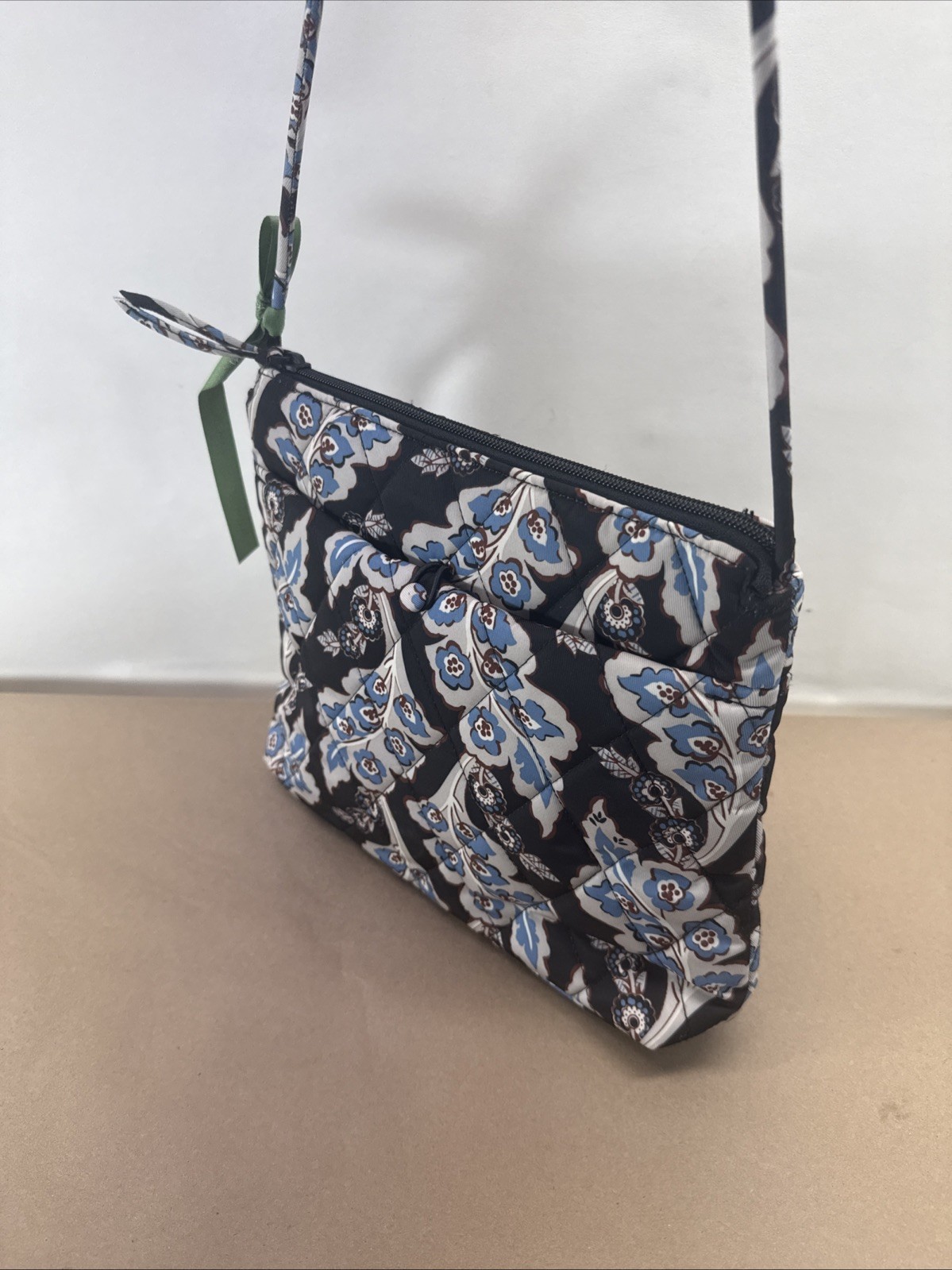 Vera Bradley Hipster Crossbody Bag Calyx & Quill Black New With Tags