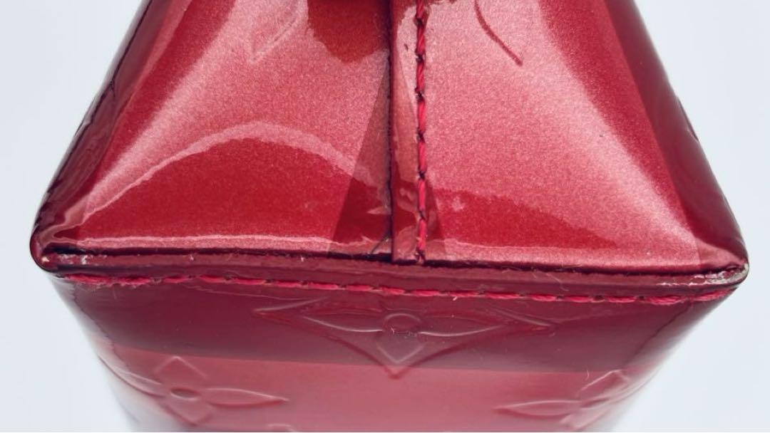 Louis Vuitton Vernis Rayure Pochette Pouch 6.8 inch