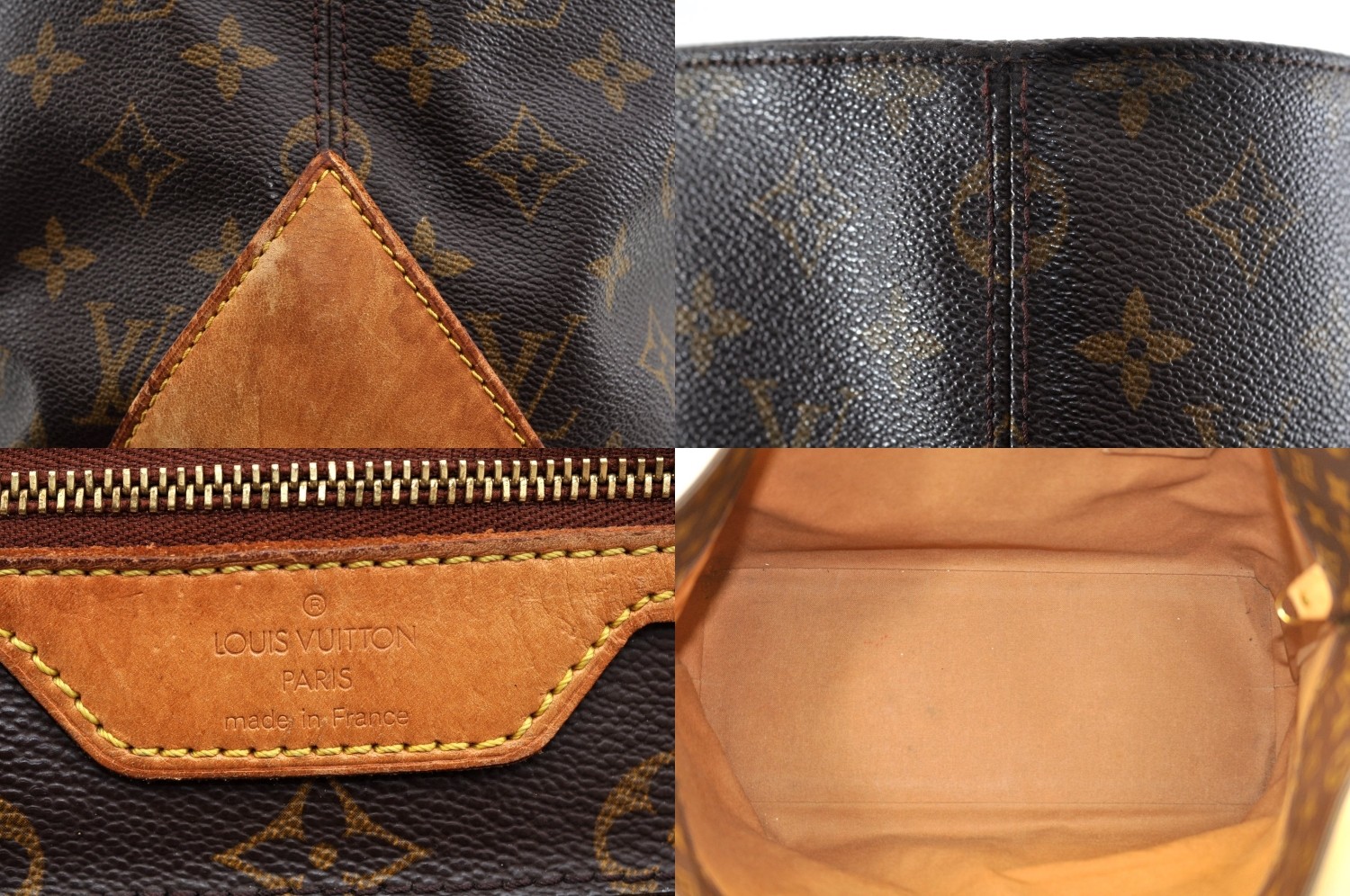 Authentic Louis Vuitton Monogram Cabas Alto Shoulder Tote Bag M51152 LV AB965