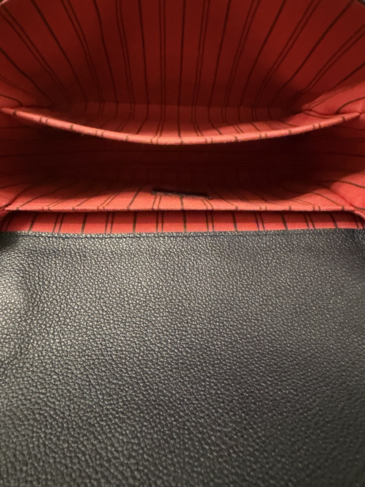 LOUIS VUITTON Empreinte Pouchette Metis Marine Rouge AUTHENTIC