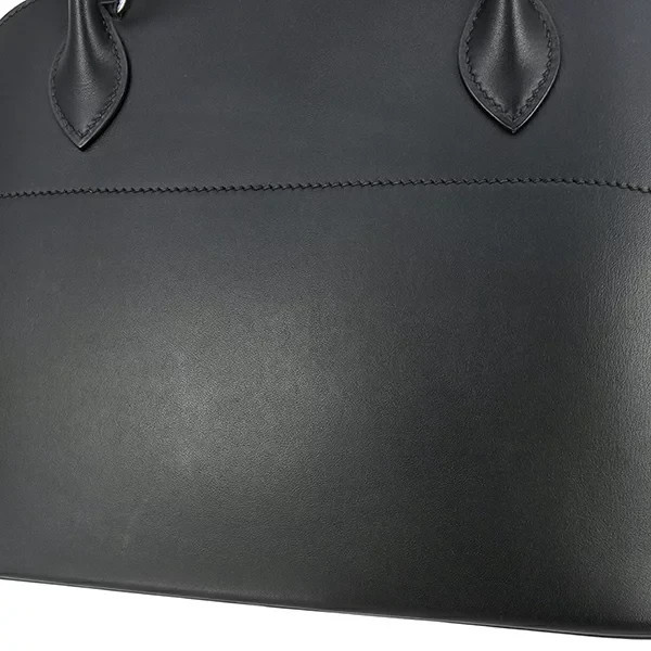HERMES Bolide 27 Handbag Veau Chamonix Leather Black SHW Women