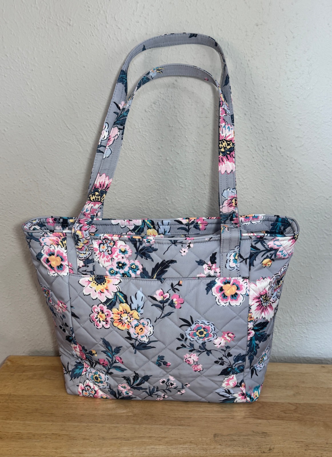 Vera Bradley Small Vera Tote in Performance Twill Parisian Bouquet NWT