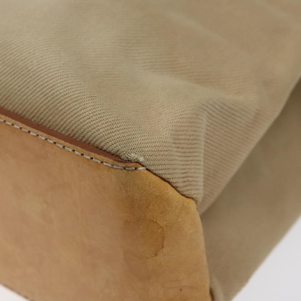 Burberrys Nova Check Blue Label Hand Bag Canvas Brown Auth ti2966