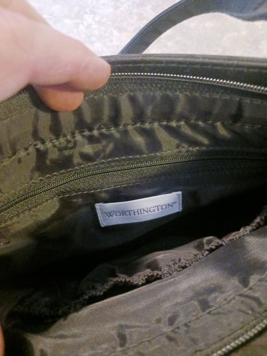 Vintage Worthington Shoulder Purse With Matching Address/Organizer And Wallet