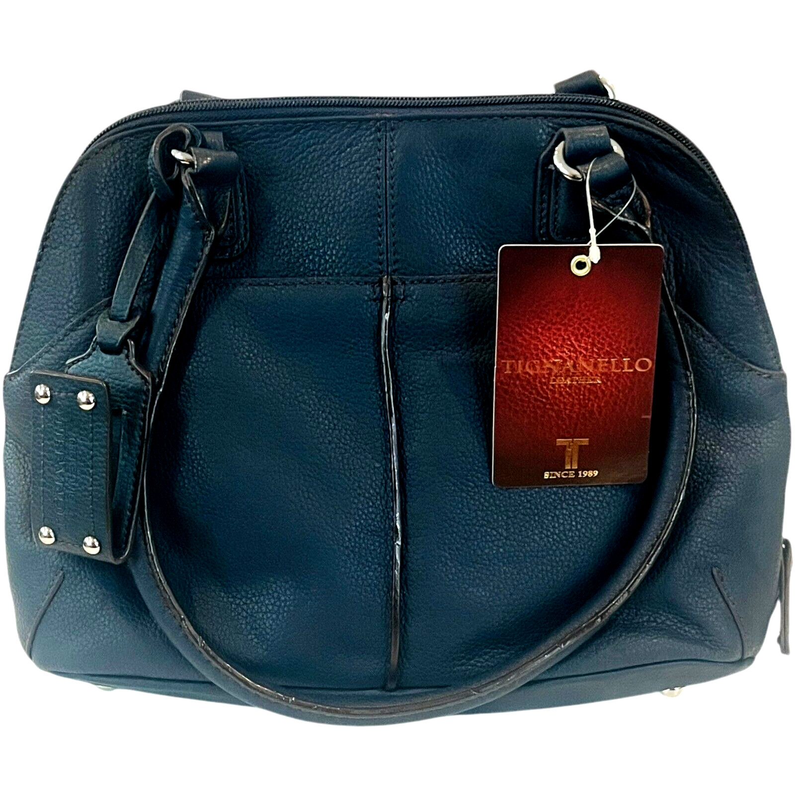 TIGNANELLO Dark Navy Blue Leather Purse / Medium Size – NEW with Tags