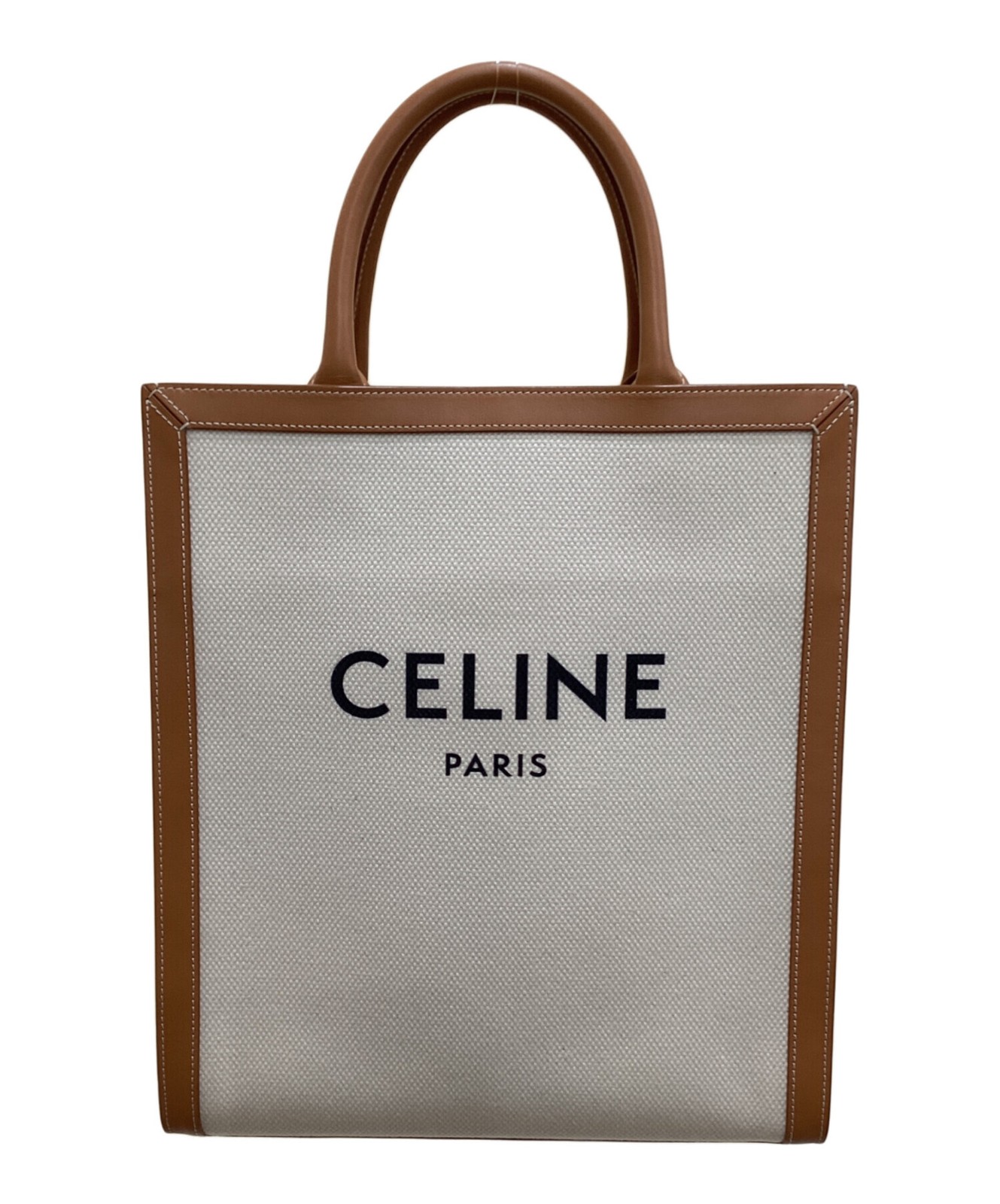 Celine Cabas 192082BNZ.02NT Ivory Tote Bag #TFB2380
